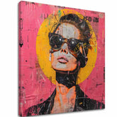 Immagine elegante di una donna influencer